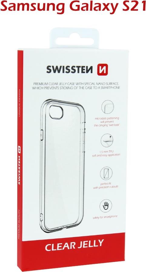 Swissten Clear Jelly for Samsung Galaxy S21 Transparent Phone Cover