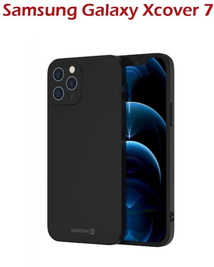 Swissten Soft Joy Samsung Galaxy Xcover 7 fekete tok Telefon tok