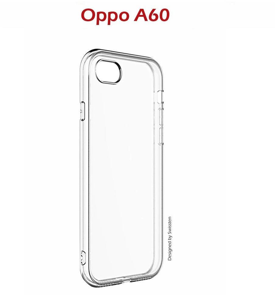 Swissten Clear Jelly pre Oppo A60 transparentný Kryt na mobil