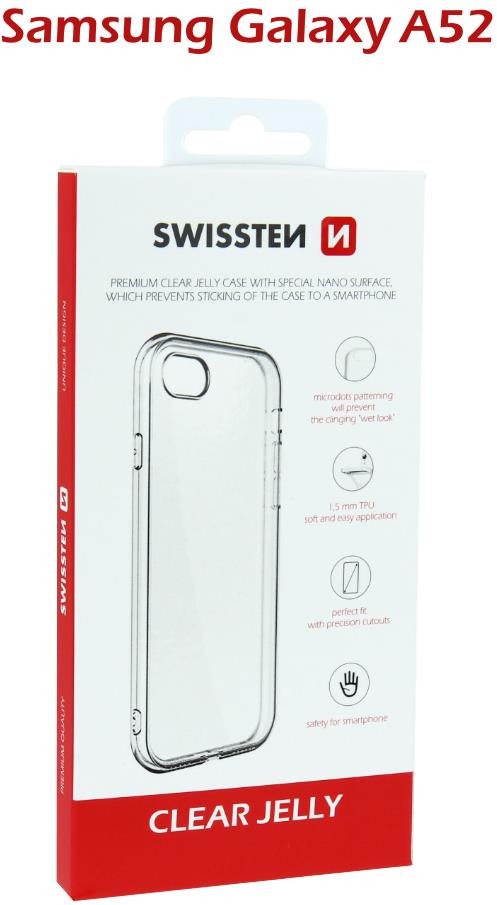 Swissten Clear Jelly pour Samsung Galaxy A52 / A52 5G / A52s...