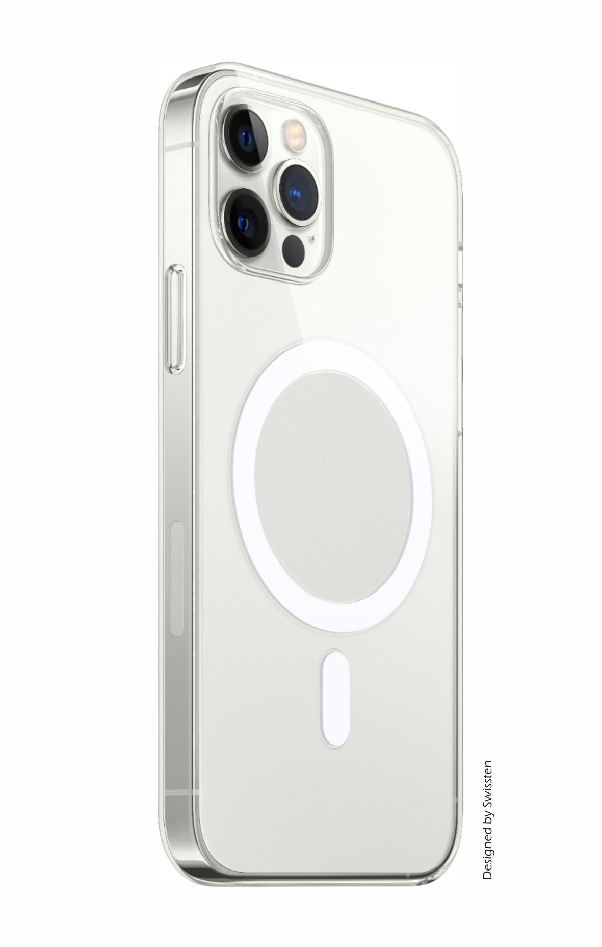 Swissten Clear Jelly MagStick for iPhone 12 mini Transparent Phone...