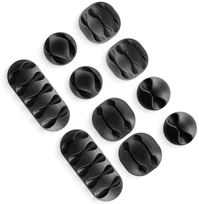 Swissten cable management (set 10 pcs) Organizér káblov