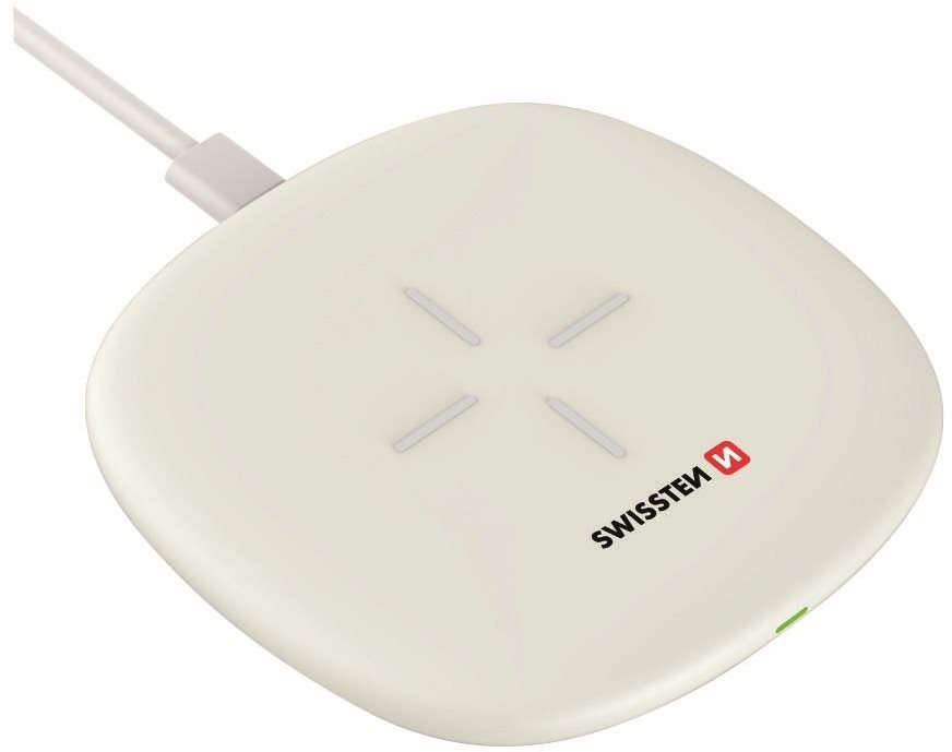 Swissten Wireless Charger 10W White Wireless Charger