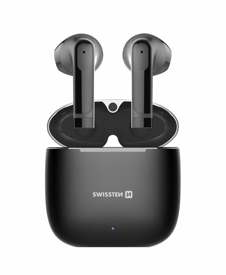 Swissten Bluetooth TWS slúchadlá Alupods Pro Bezdrôtové slúchadlá