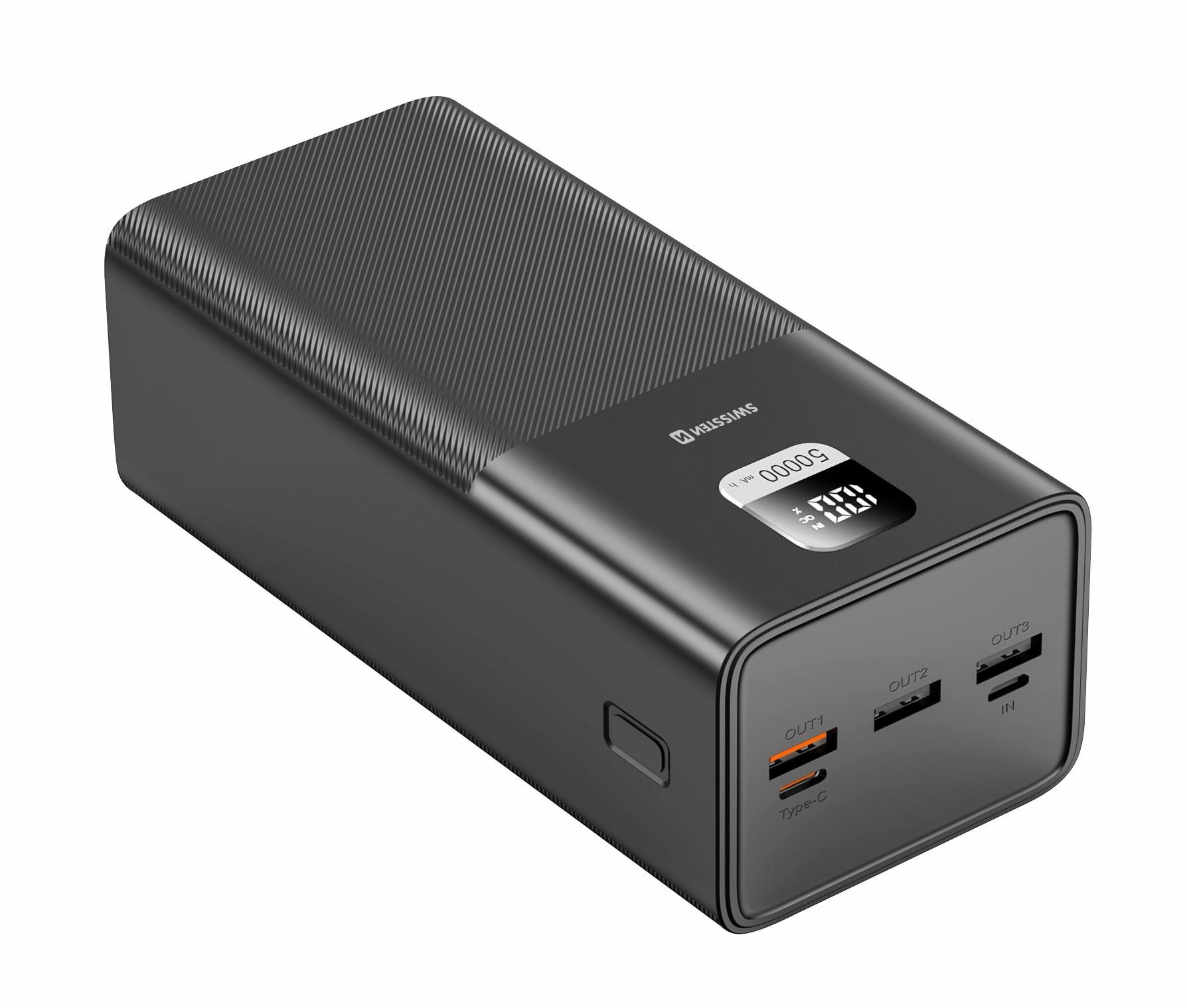 Swissten Power Line 50 000 mAh 100 W Power Delivery Powerbank
