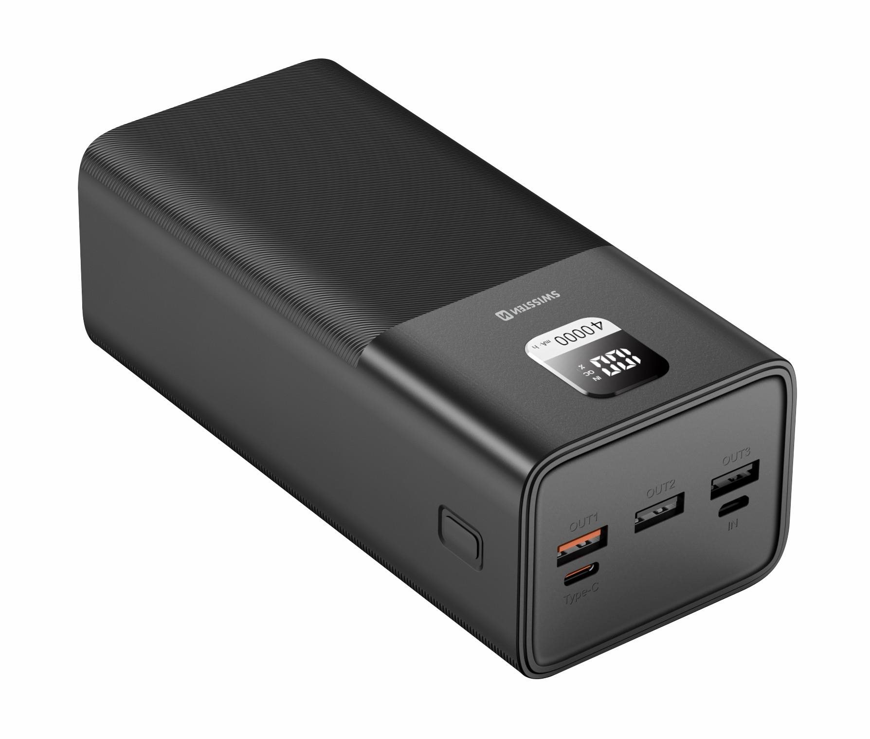 Swissten Power Line 40000 mAh 100 W Power Delivery Powerbank
