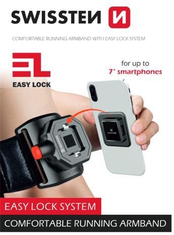 Swissten Easy Lock Armband Handyhalterung