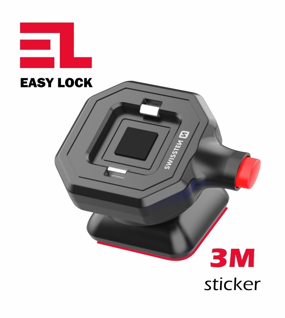 Swissten Easy Lock Car/Office Držiak na mobil