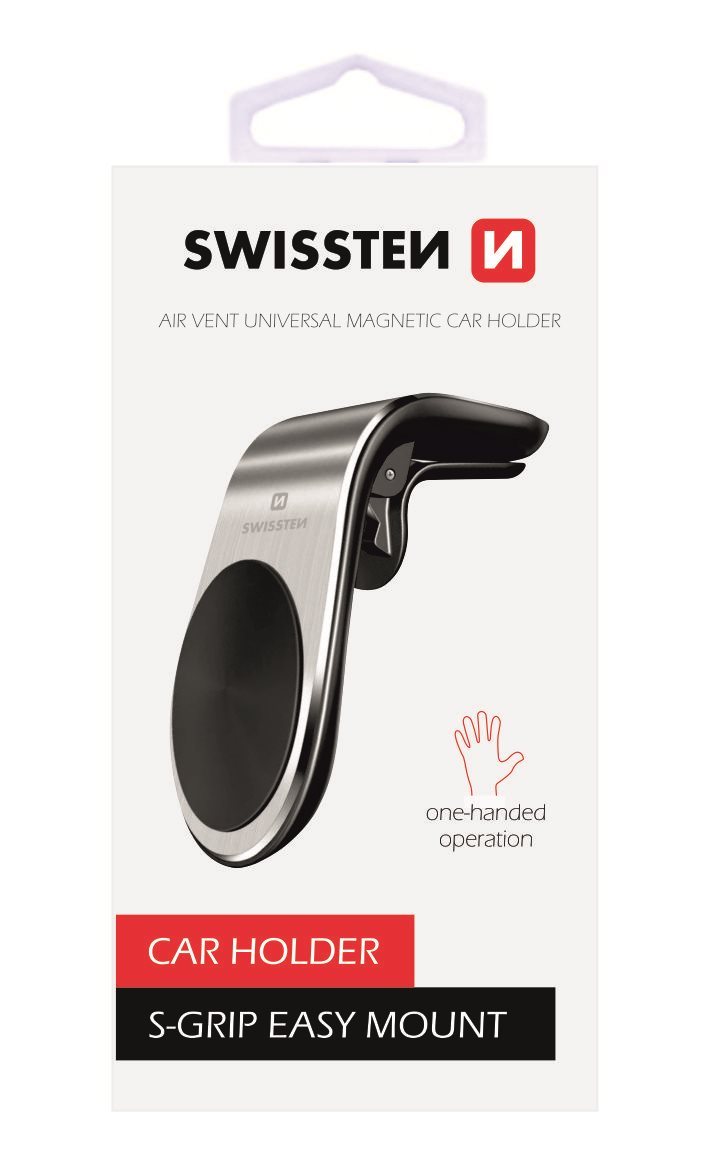 Swissten EASY MOUNT držiak do ventilácie čierny Držiak na mobil