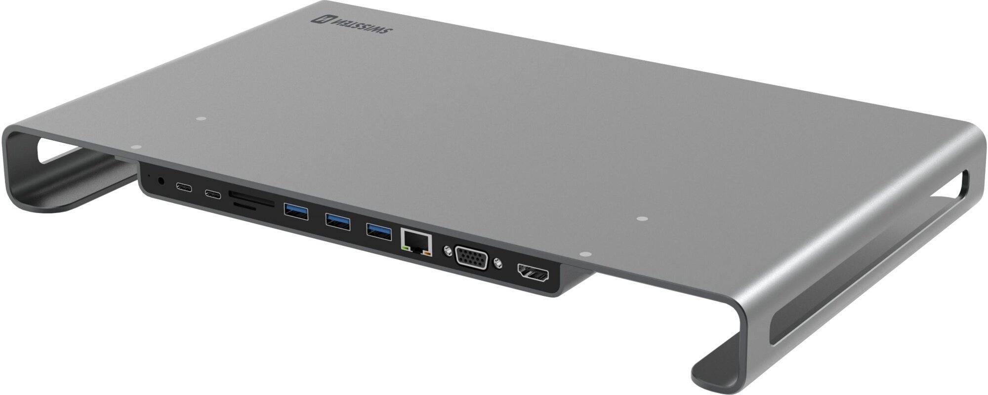 Swissten USB-C HUB DOCK Aluminium Replikátor portov