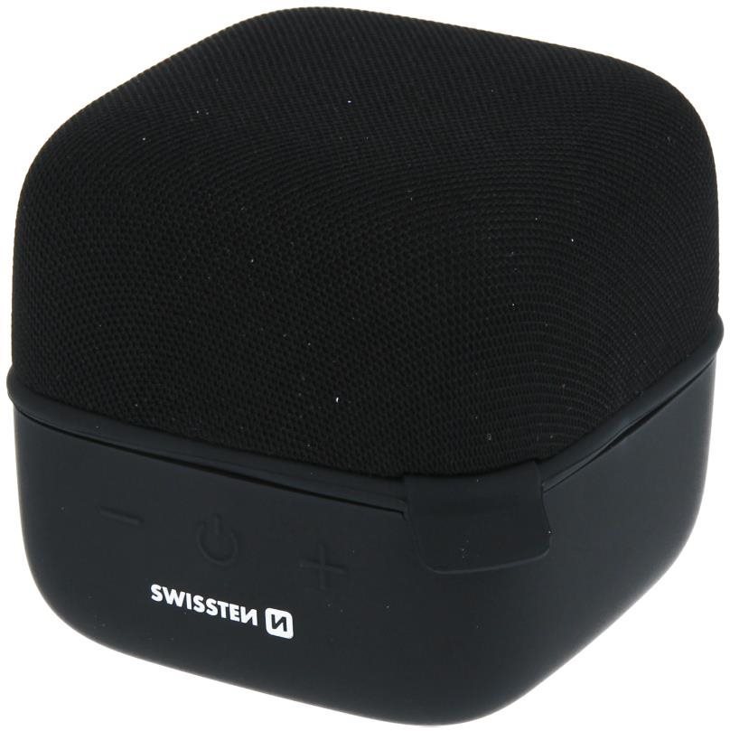 Swissten Music Cube Haut-parleur Bluetooth Noir Enceinte Bluetooth