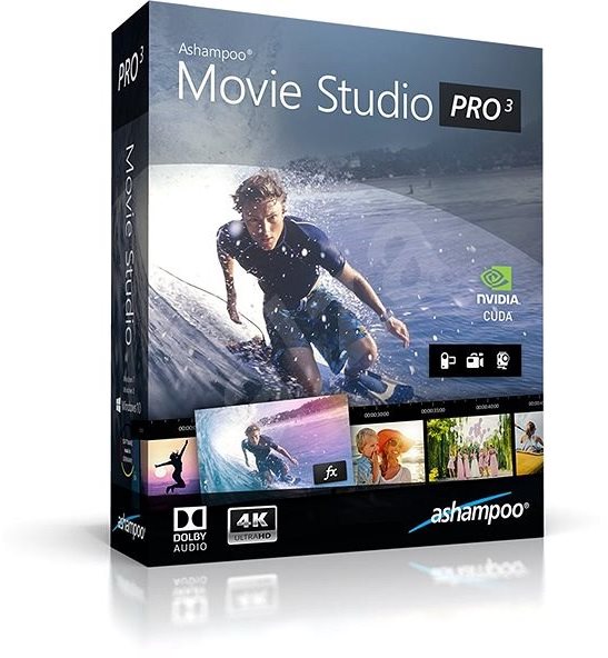 Ashampoo Movie Studio Pro 3 (elektronische Lizenz) Office-Software