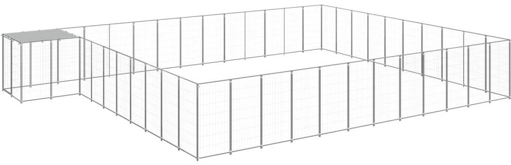 SHUMEE strieborný 37,51 m2 oceľ, 3082248 Koterec pre psa
