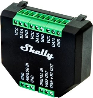 Shelly AddOn Plus, meranie teploty na 1/1PM Plus, nástupcov...