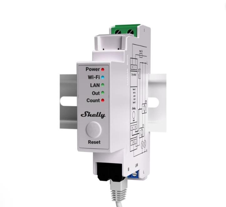 Shelly Pro EM 50 A, WiFi Merač spotreby