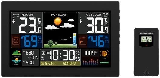 Solight meteostanica, XL farebný LCD Meteostanica
