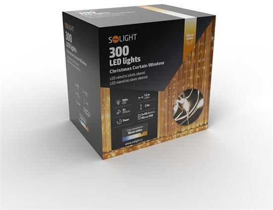 Solight LED karácsonyi ablakfüggöny Karácsonyi világítás