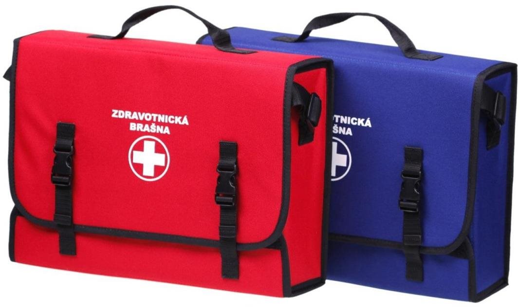 Taška prvej pomoci veľká červená prázdna Lekárnička