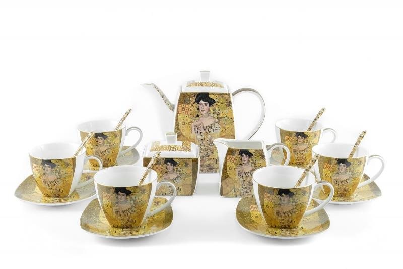 Home Elements luxusní souprava na čaj, 21 ks, pro 6 osob, Klimt...