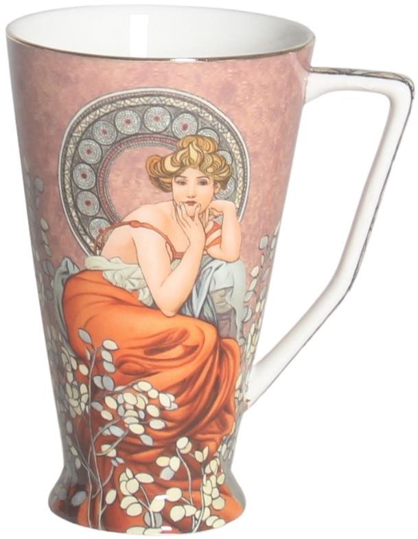 Home Elements Porcelánový hrnek 500 ml, Mucha tmavý Hrnek