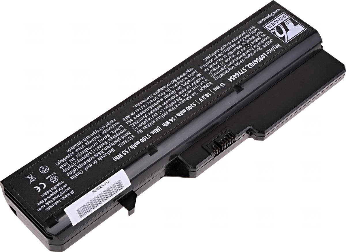 T6 Power Lenovo IdeaPad G460, G560 serie, 5200 mAh, 56 Wh, 6 cell...