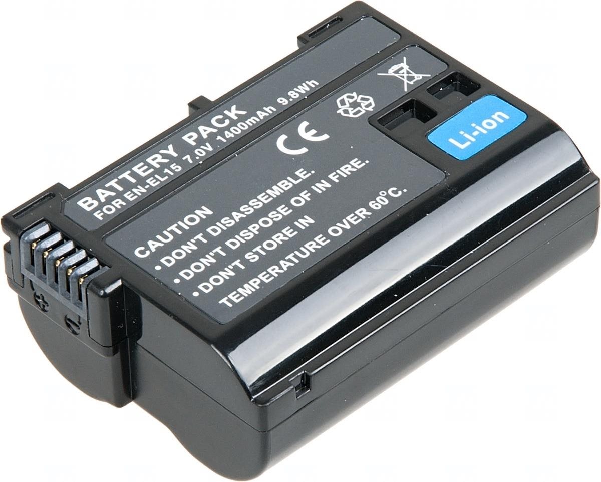 T6 power Nikon EN-EL15, 1400mAh, černá Baterie pro fotoaparát