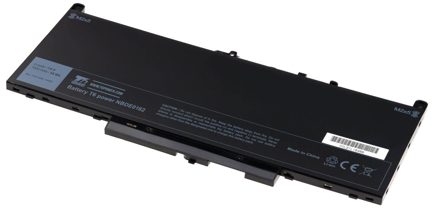 T6 Power pre Dell Latitude 14 E7470, Li-Poly, 7,6 V, 7200 mAh (55...