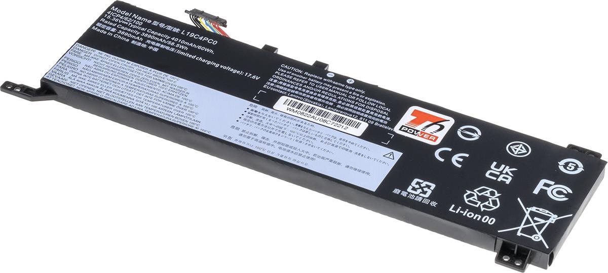 T6 Power pro Lenovo Legion 5-15IMH05H 81Y6, Li-Poly, 15,36 V, 3900...