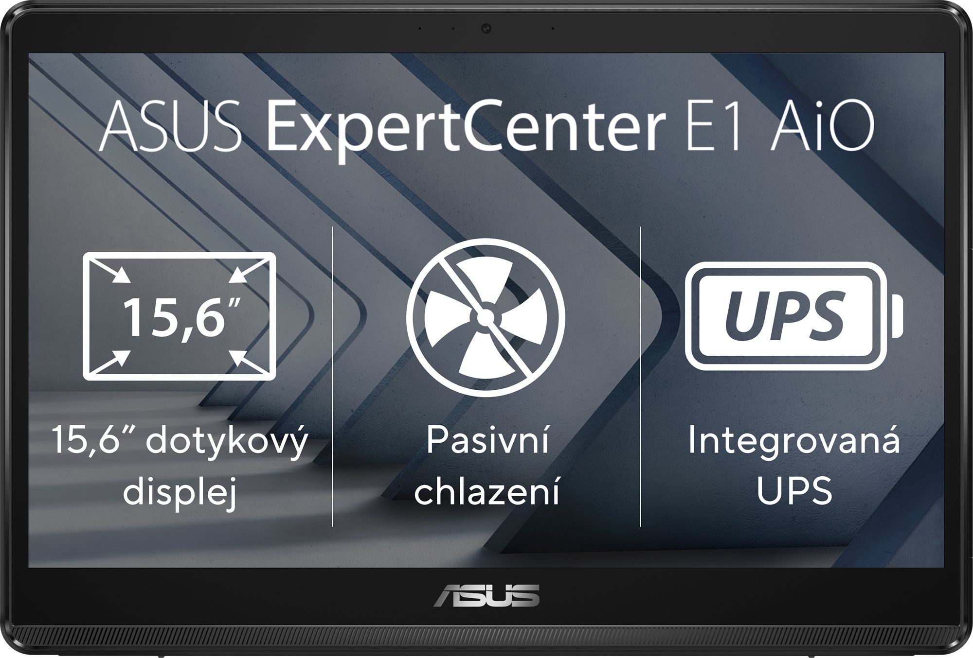 ASUS ExpertCenter E1 Black dotykový All In One PC