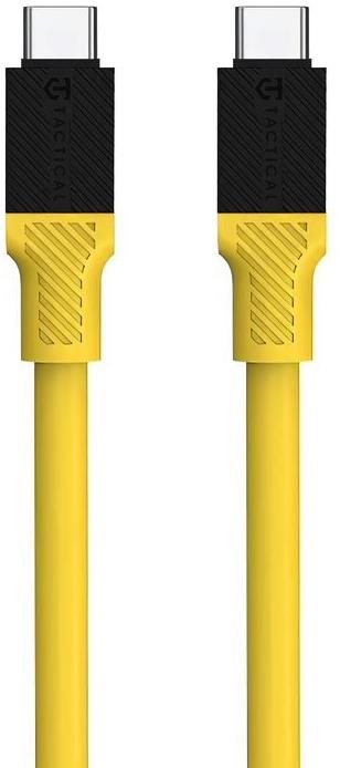 Tactical Fat Man Cable USB-C/USB-C, 1 m, sárga Tápkábel