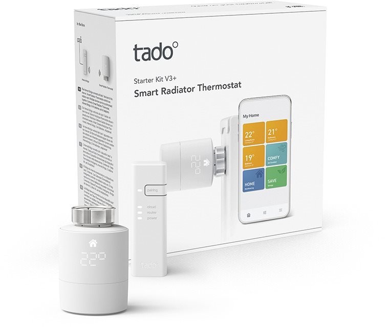 Tado Smart Thermostat-Kopf V3+ Basis-Set, inkl....