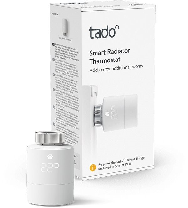 Tete thermostatique Tado Smart, dispositif supplémentaire Tete...