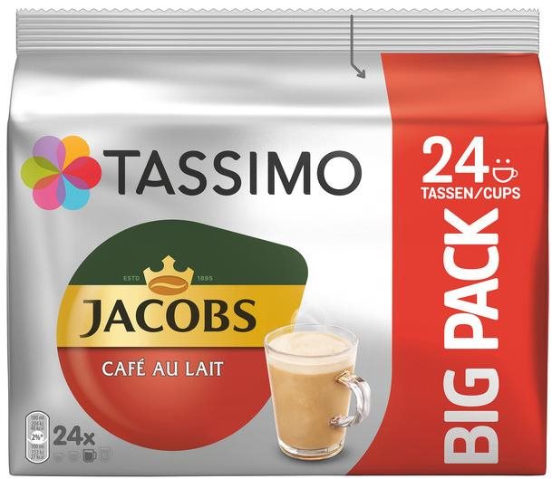 TASSIMO Jacobs Café Au Lait 24 adag Kávékapszula