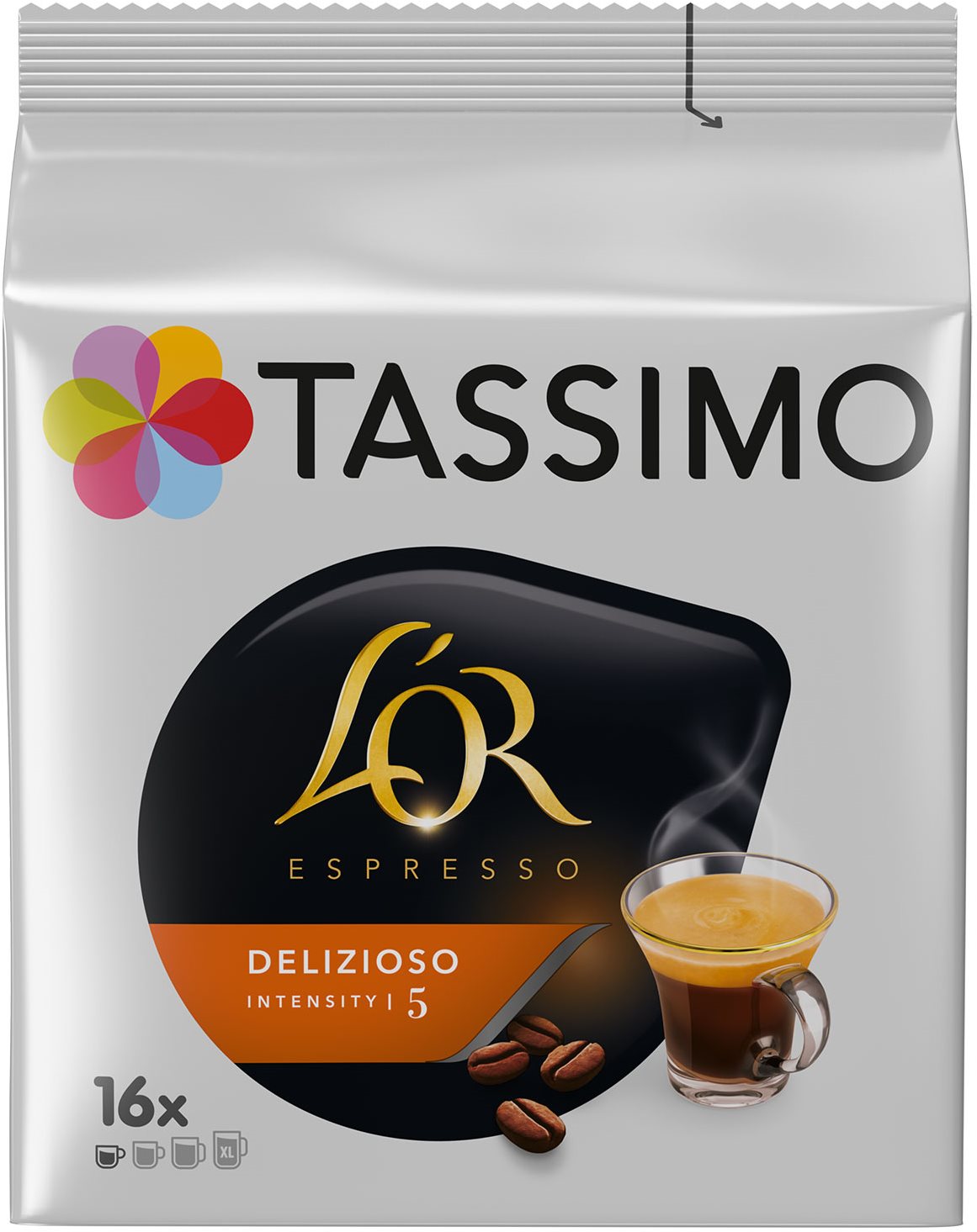 TASSIMO Kapseln L'OR Delizioso 16 Getränke Kaffeekapseln