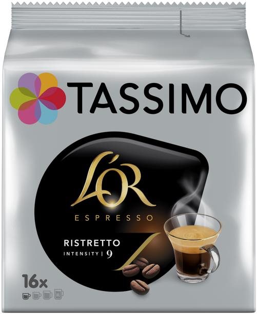 TASSIMO Kapseln  L'or Ristretto 128 g 16 Getränke Kaffeekapseln