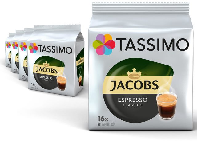 Tassimo KARTON Jacobs Krönung Espresso 80 St Kaffeekapseln
