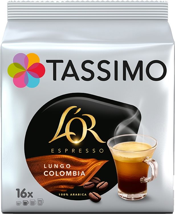 TASSIMO kapsuly L'OR COLOMBIA 16 nápojov Kávové kapsuly