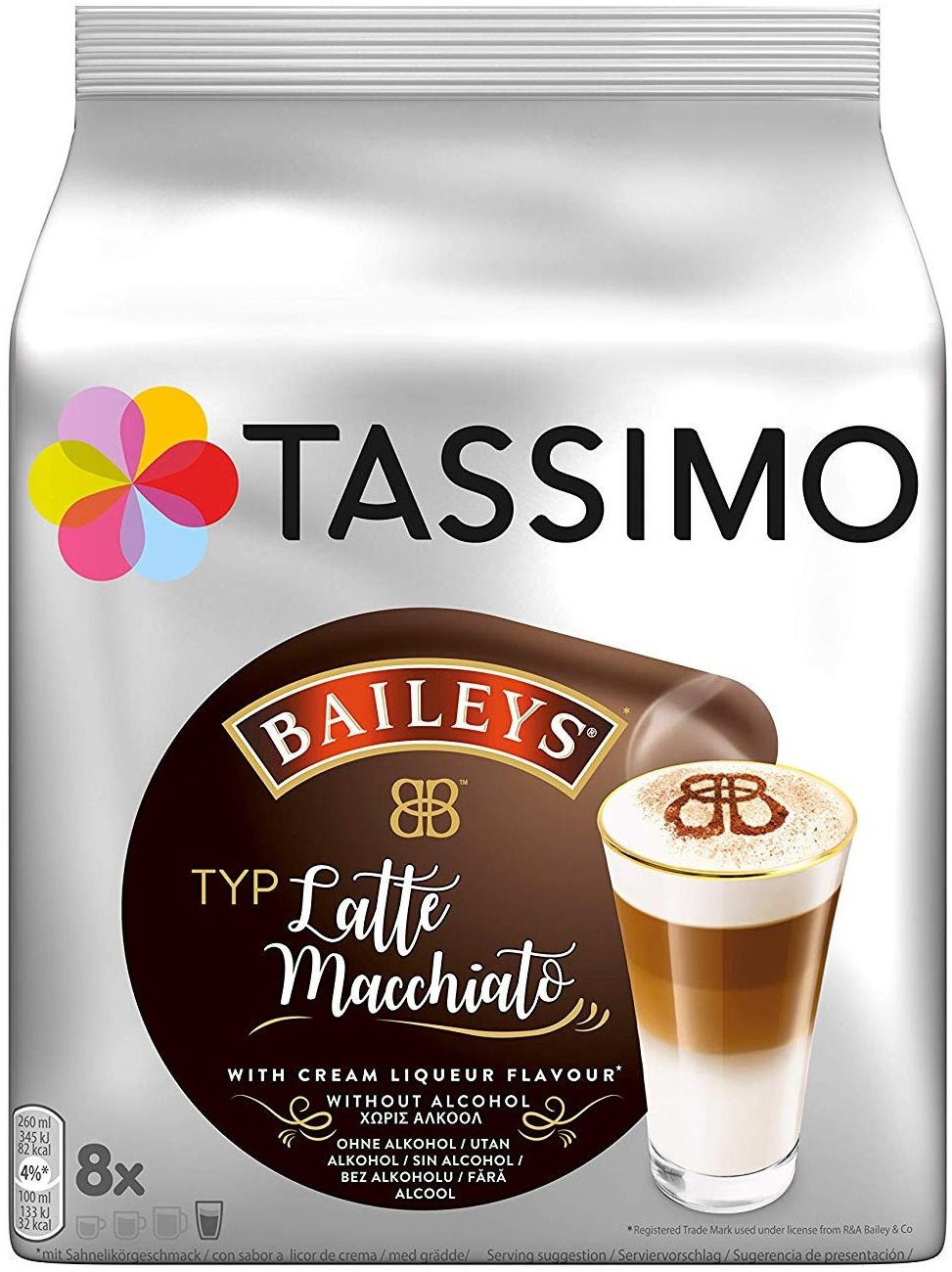 TASSIMO Latte Macchiato Baileys 264g Kaffeekapseln