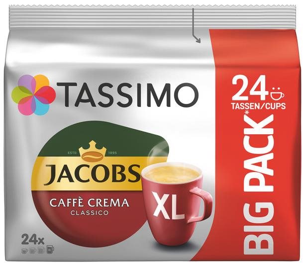 TASSIMO Jacobs Caffe Crema Classico XL 24 adag Kávékapszula