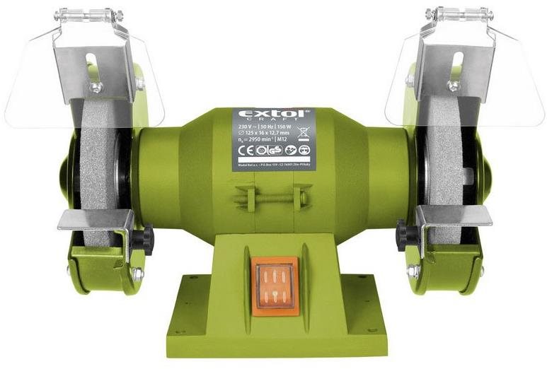 Extol Craft 410120 brúska stolná dvojkotúčová 150 W Dvojkotúčová...