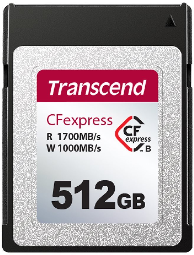 Transcend CFexpress 820 B típusú 512 GB-os PCIe Gen3 x2 Memóriakártya