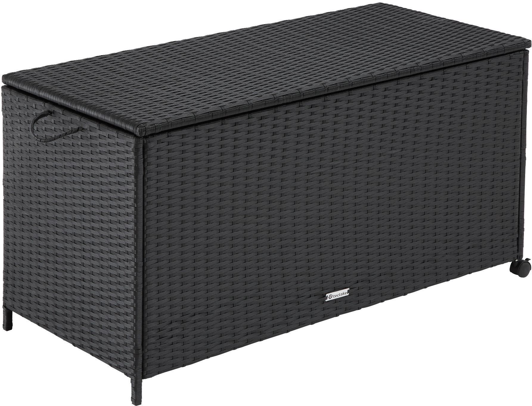 TECTAKE Záhradný úložný box, čierny 117 × 54 × 64 cm Záhradný...