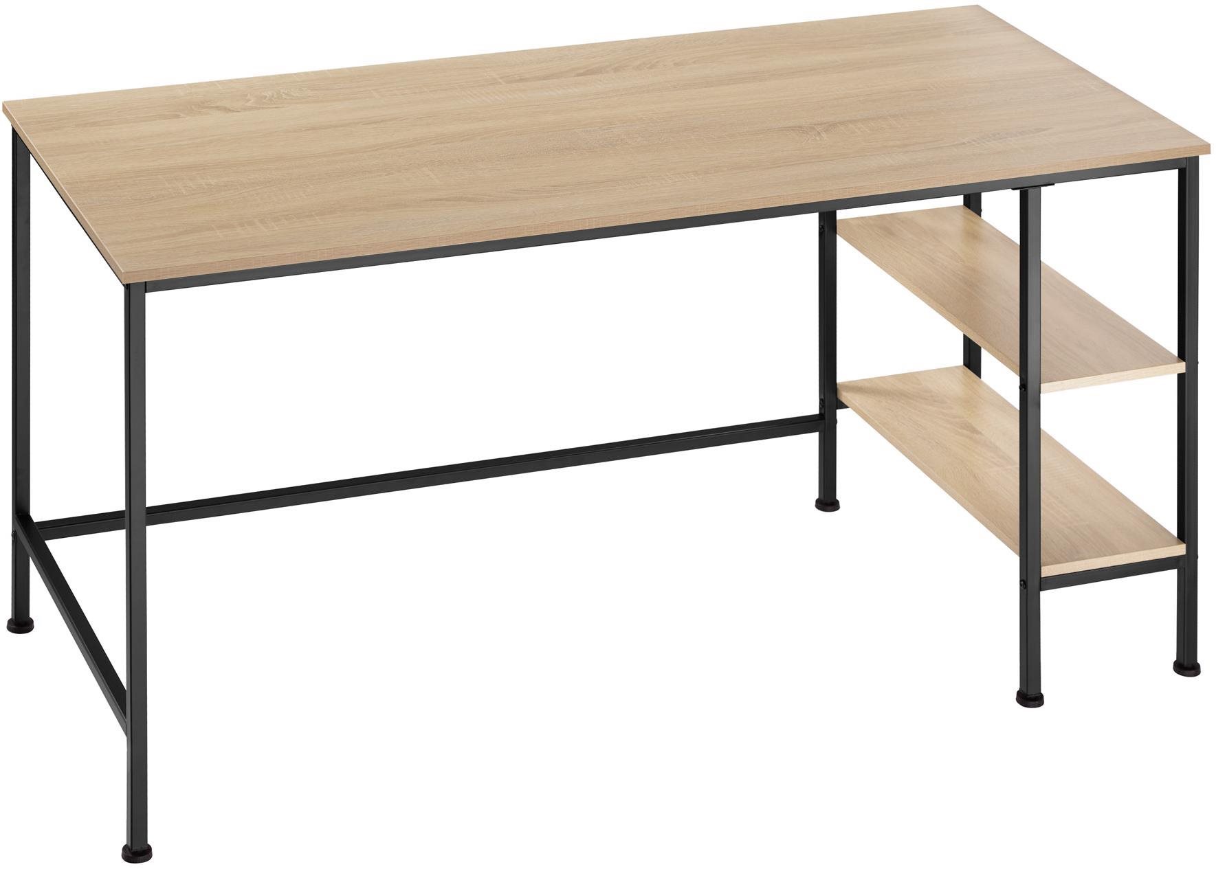 Tectake Písací stôl Donegal 140 × 60 × 76,5 cm, Industrial svetlé...