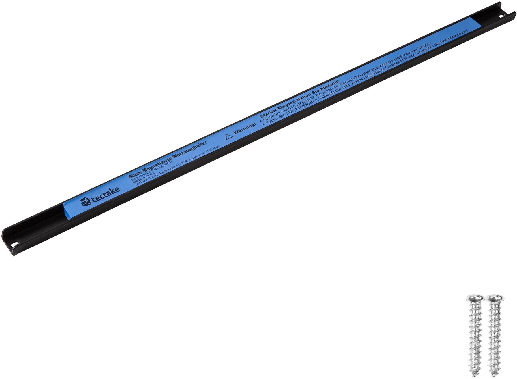 Tectake Magnetická lišta na náradie 60 cm, 1 Magnetická lišta na...
