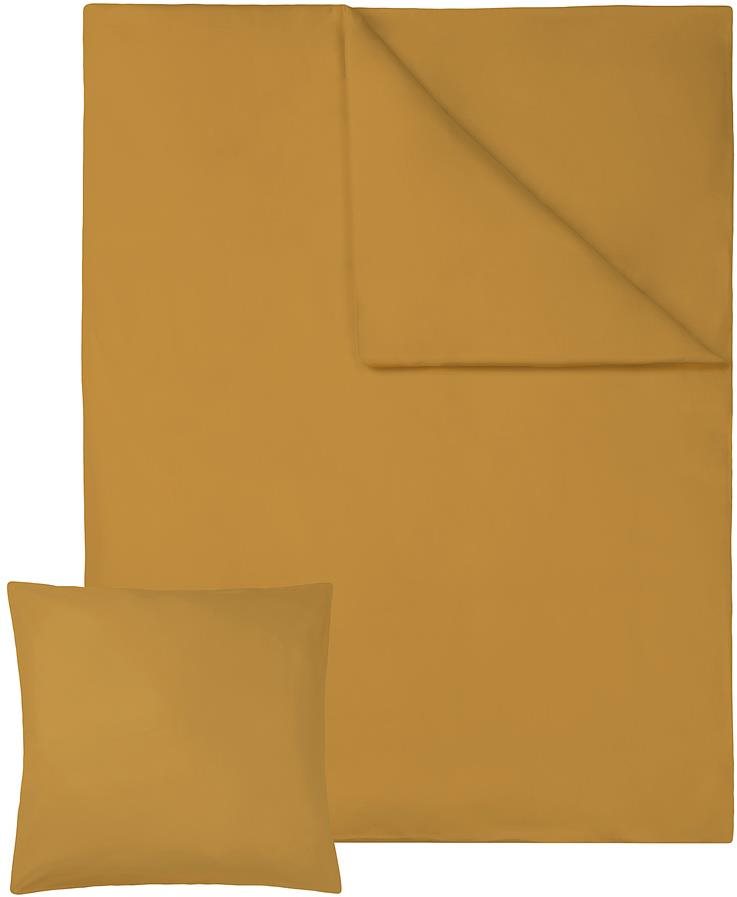 Tectake 4 Posteľné obliečky bavlna 200 × 135 cm, hnedé Obliečky