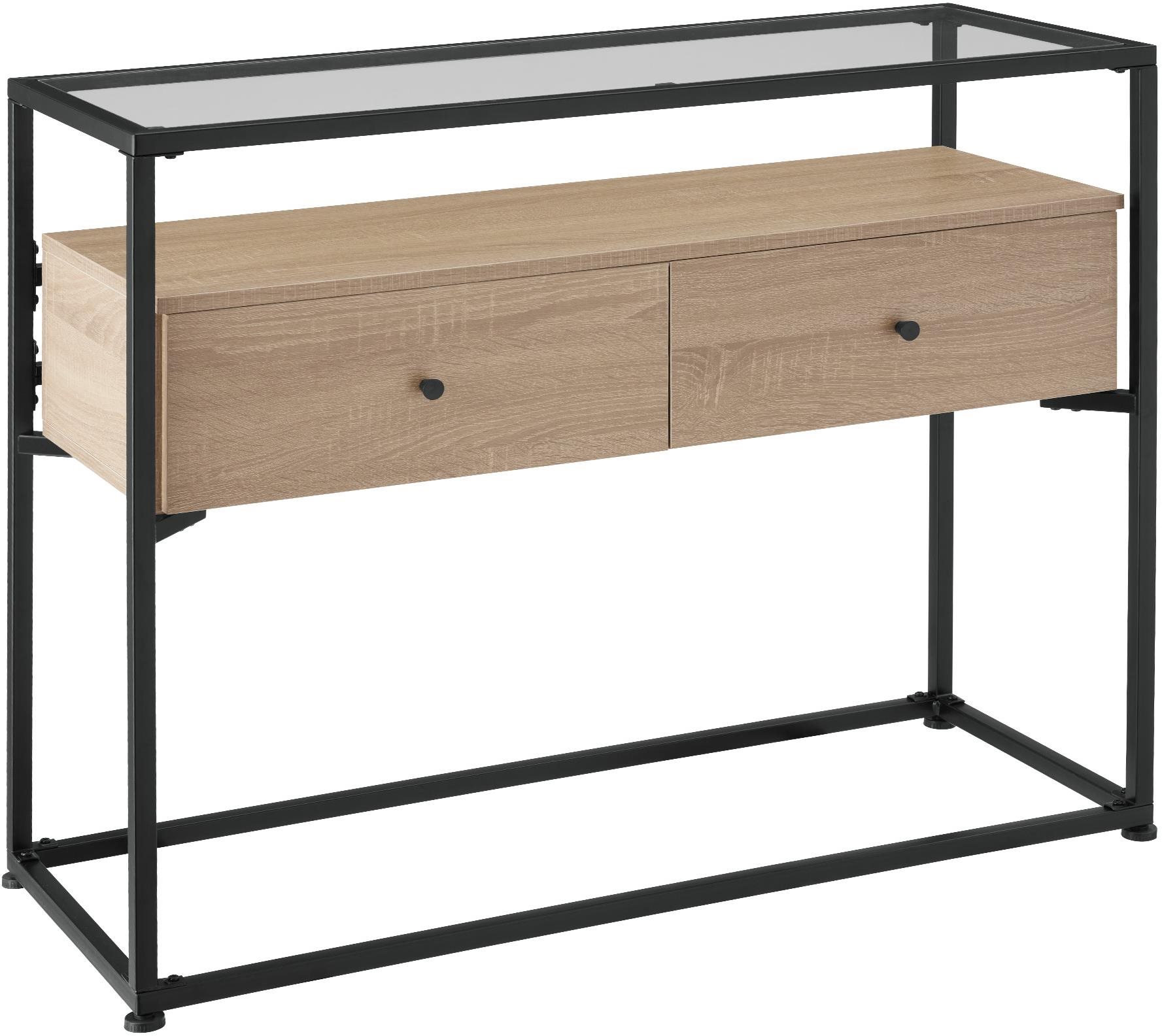 TecTake Konzolový stolík Reading 101,5 × 41,5 × 80,5 cm –...