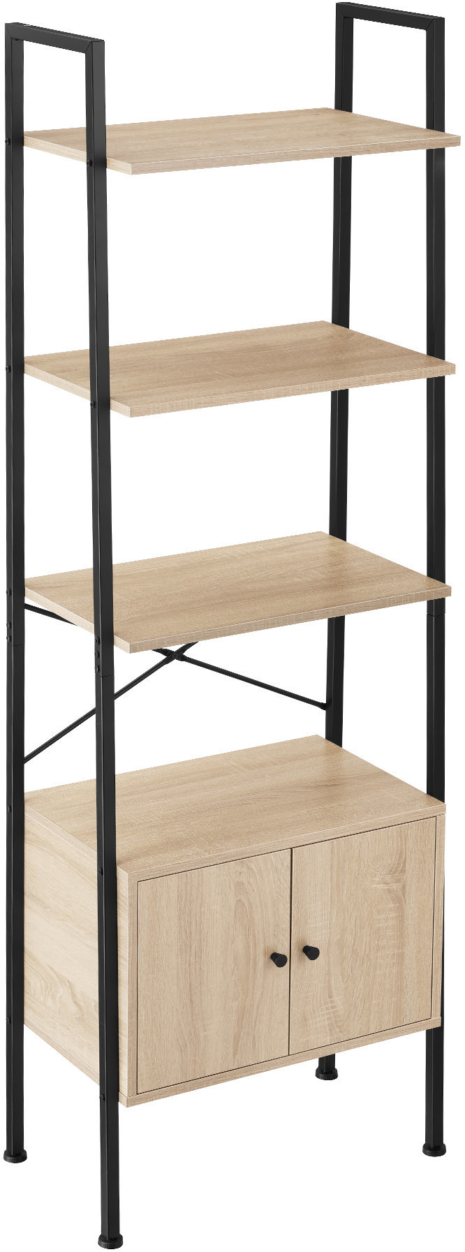 TecTake Rebríková polica Brentwood 57,5 × 34 × 173 – Industrial...