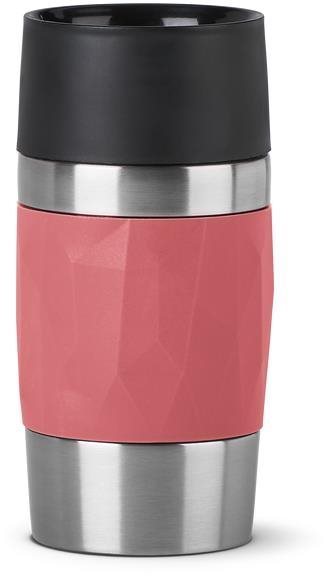Tefal Cestovní hrnek 0.3l COMPACT MUG červený/nerez N2160410...