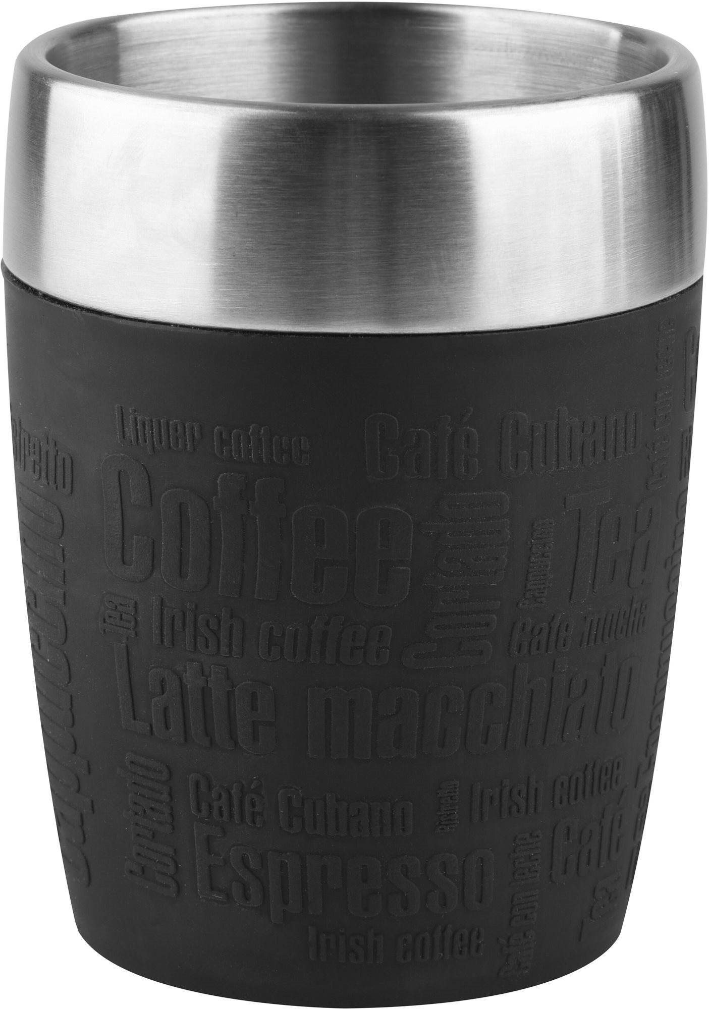 Tefal Cestovní hrnek 0.2l TRAVEL CUP nerez/černá K3081314 Termohrnek