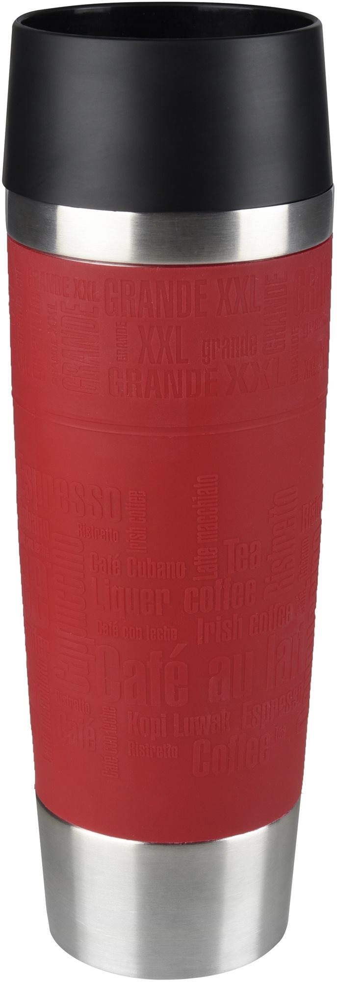 Tefal Cestovní hrnek 0.5l TRAVEL MUG GRANDE tm. červený/nerez...